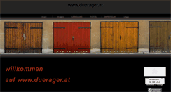 Desktop Screenshot of duerager.at